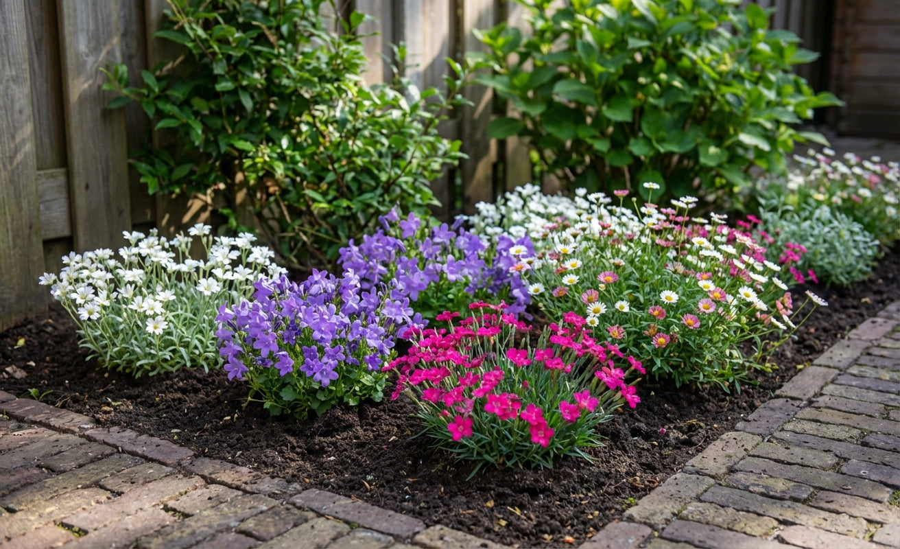 Borderpakket bloeiende bodembedekkers (1,5m2) - Tuinplanten