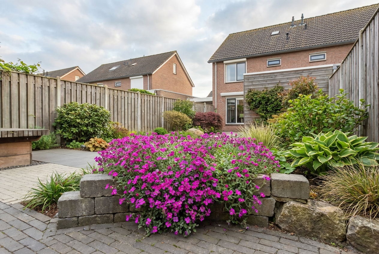 Randjes bloem (Aubrieta 'Cascade Red') - Tuinplanten