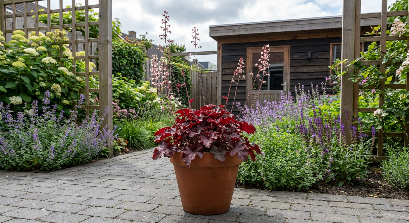Purperklokje (Heuchera 'Crimson Curls') - Tuinplanten