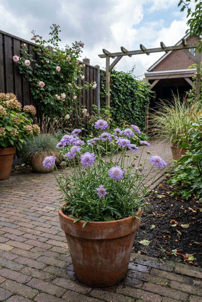 Duifkruid (Scabiosa columbaria ‘Butterfly Blue’) - Tuinplanten