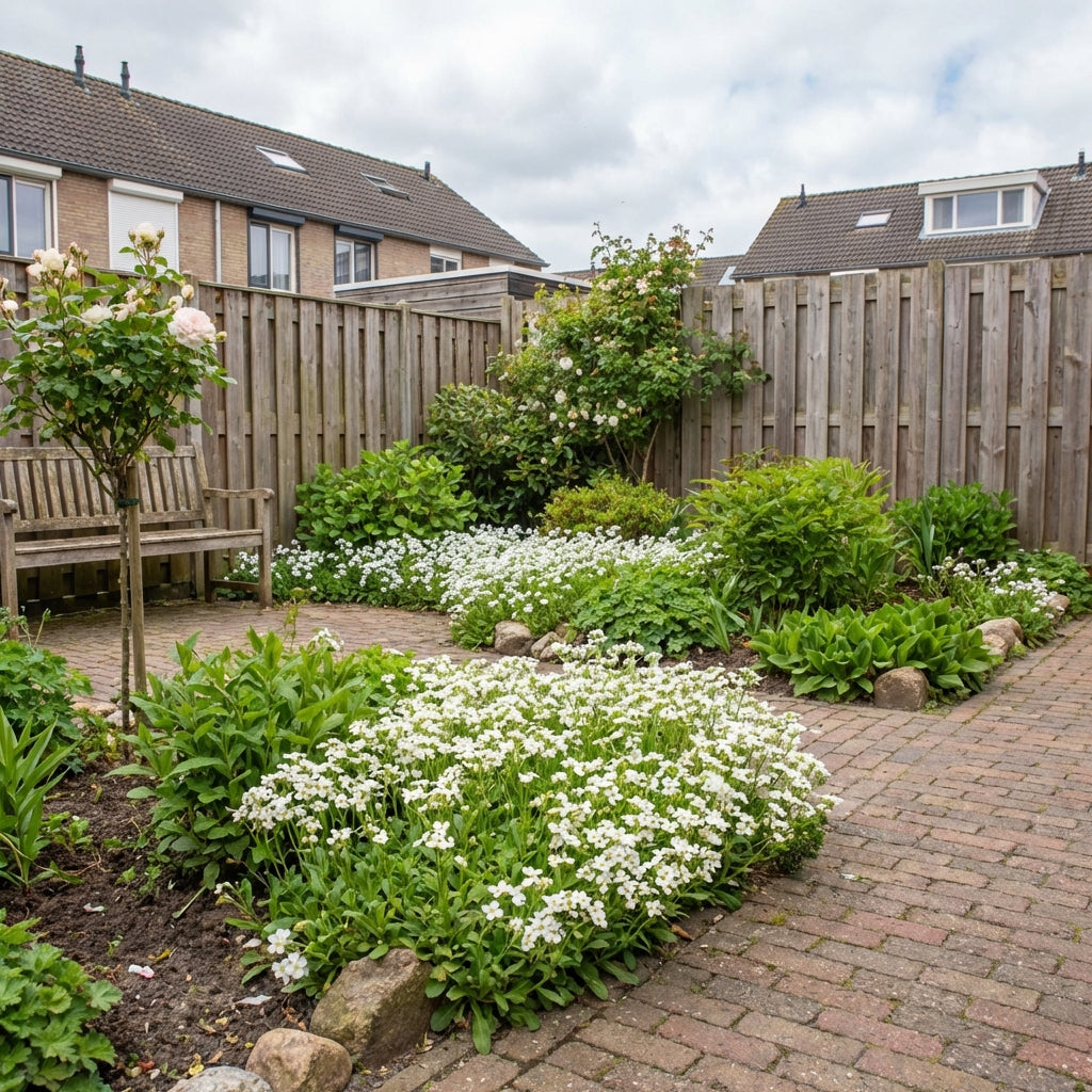Rijstebrij (Arabis caucasica 'Snowcap') - Tuinplanten