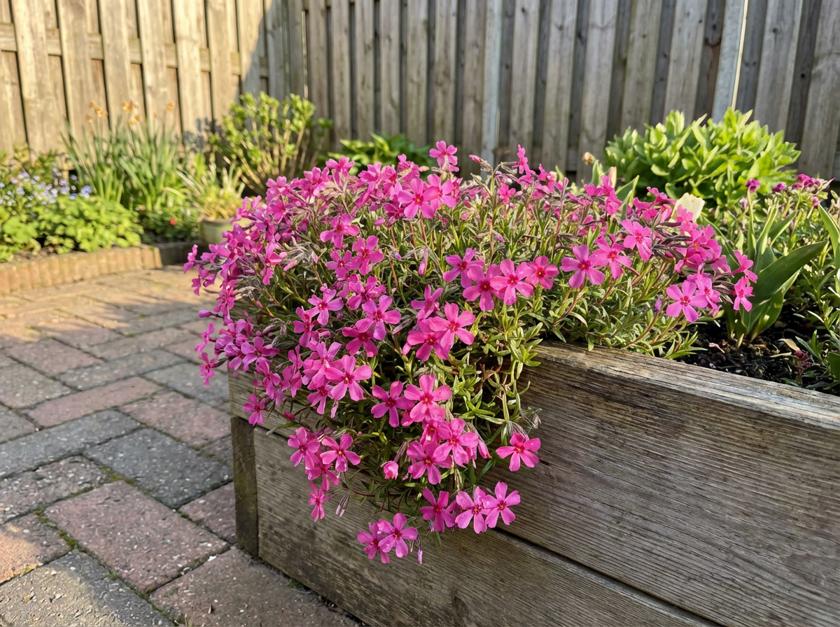 Kruipphlox (Phlox (S) 'Atropurpurea') - Tuinplanten