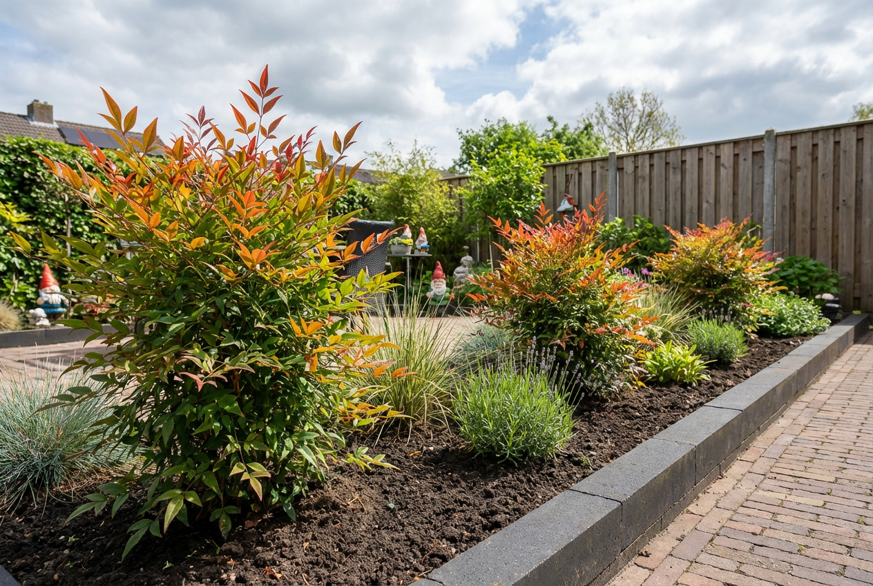Hemelse bamboe (Nandina domestica ‘Gulfstream’ ) - Groenblijvende struiken