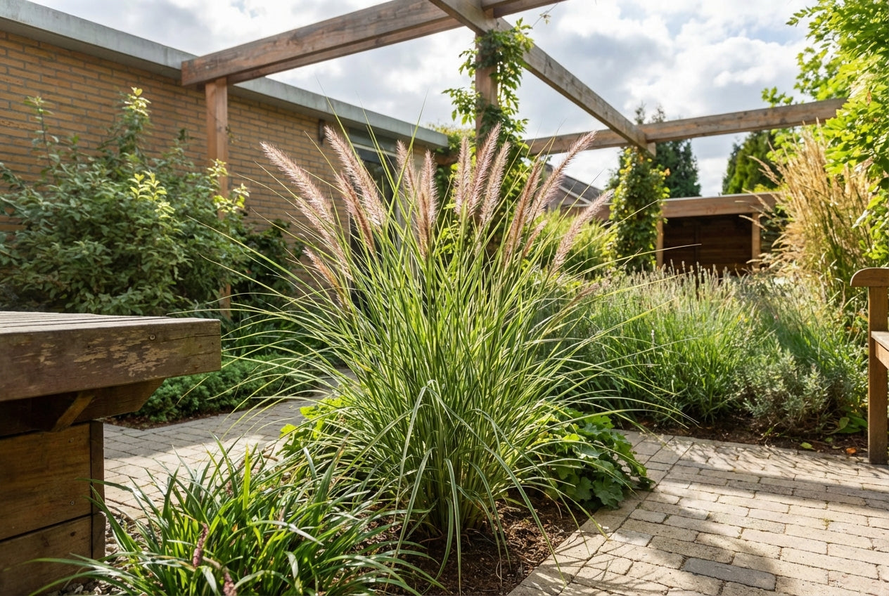 Lampepoetsersgras (Pennisetum 'Sky Rocket') - Lampepoetsersgras