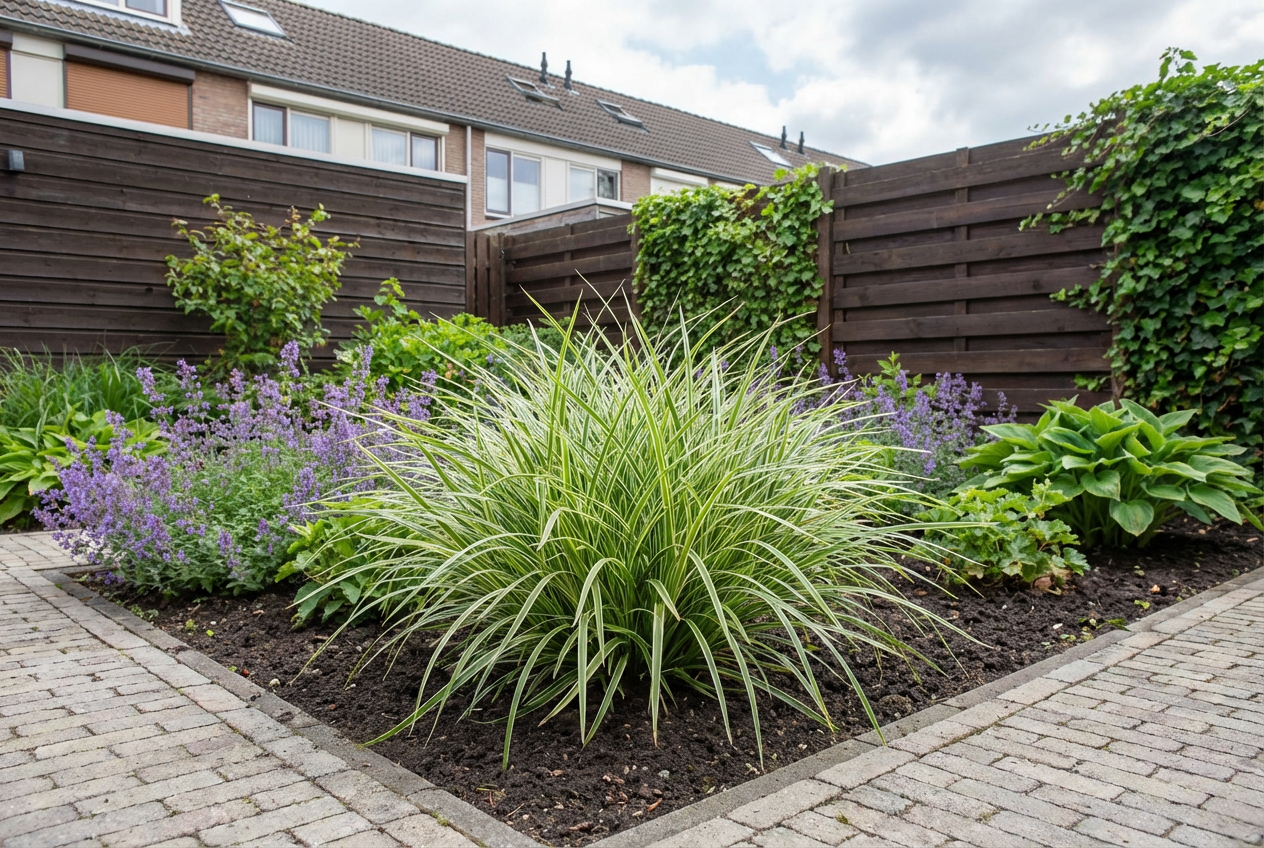 Zegge (Carex morrowii Ice Dance) - Tuinplanten