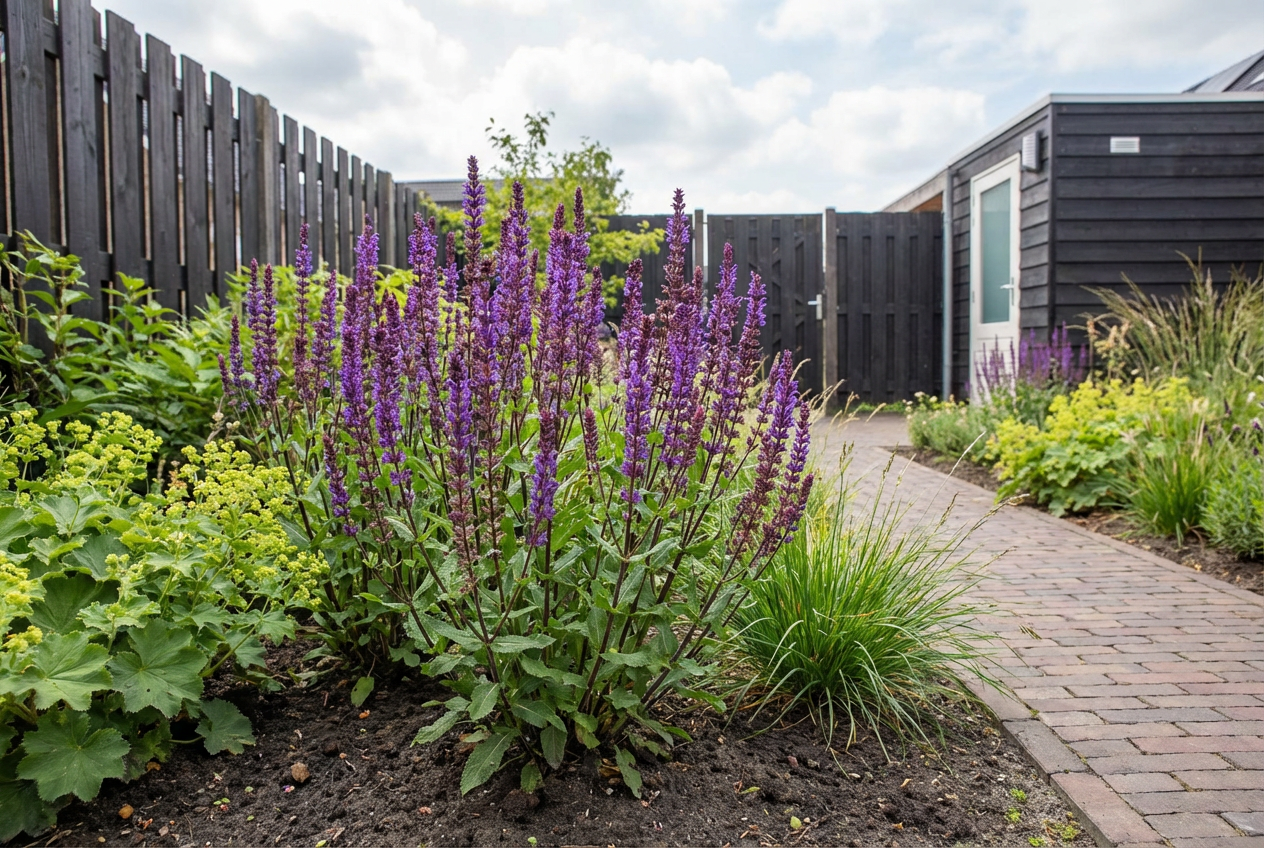 Salie (Salvia nemorosa Caradonna) - Tuinplanten