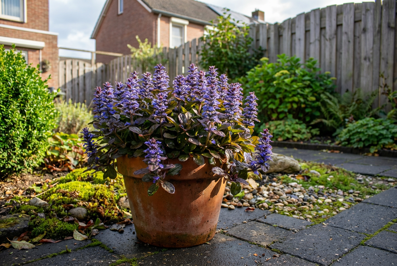 Kruipend zenegroen (Ajuga reptans 'Atropurpurea') - Tuinplanten