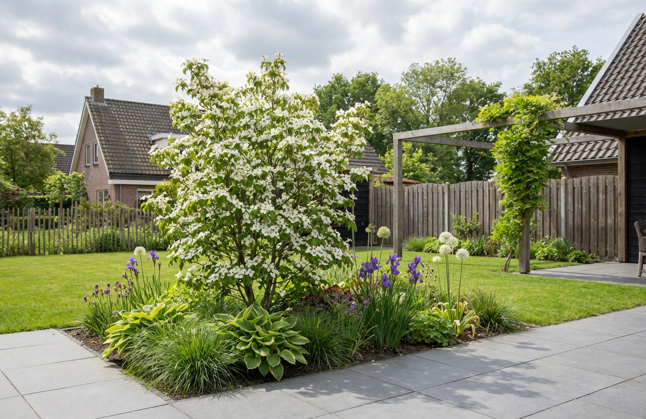 Kornoelje (Cornus kousa chinensis) - Heesters