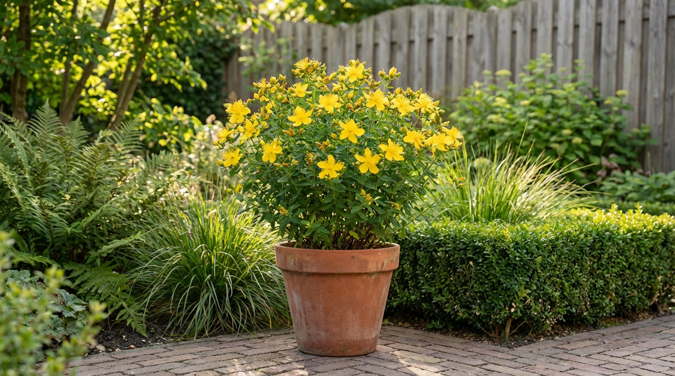 Hertshooi (Hypericum olympicum) - Tuinplanten