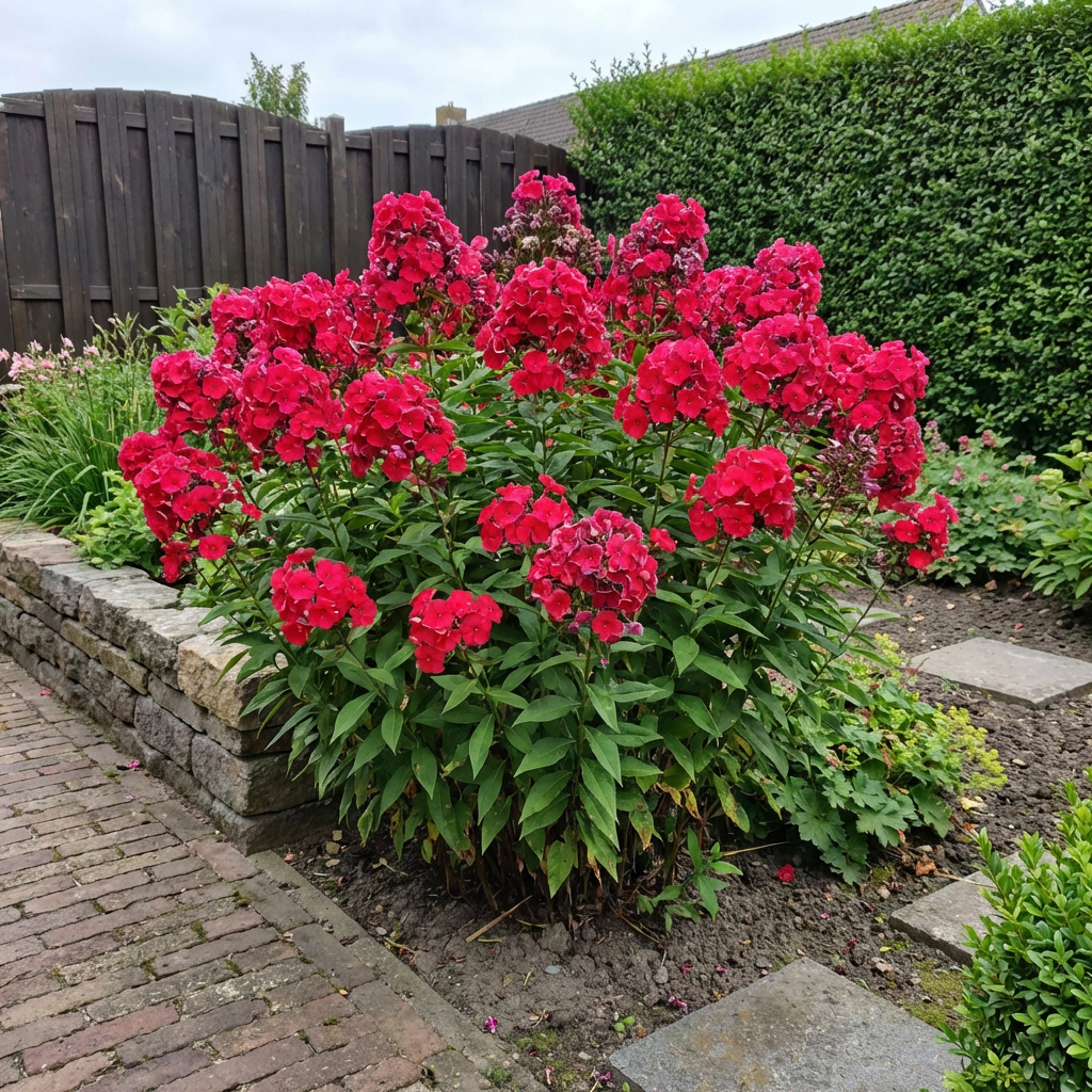 Vlambloem (Phlox (P) 'Starfire') - Tuinplanten