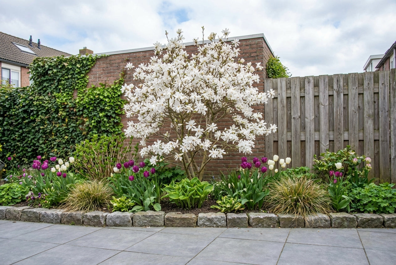 Stermagnolia als struik (Magnolia 'Waterlily') - Groenblijvende struiken
