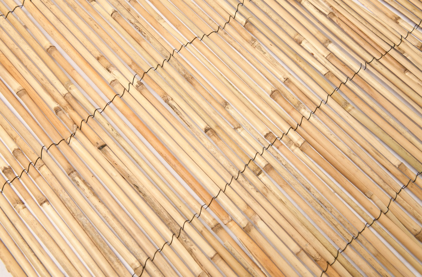 Gespleten rietmat - Tuinafscheiding