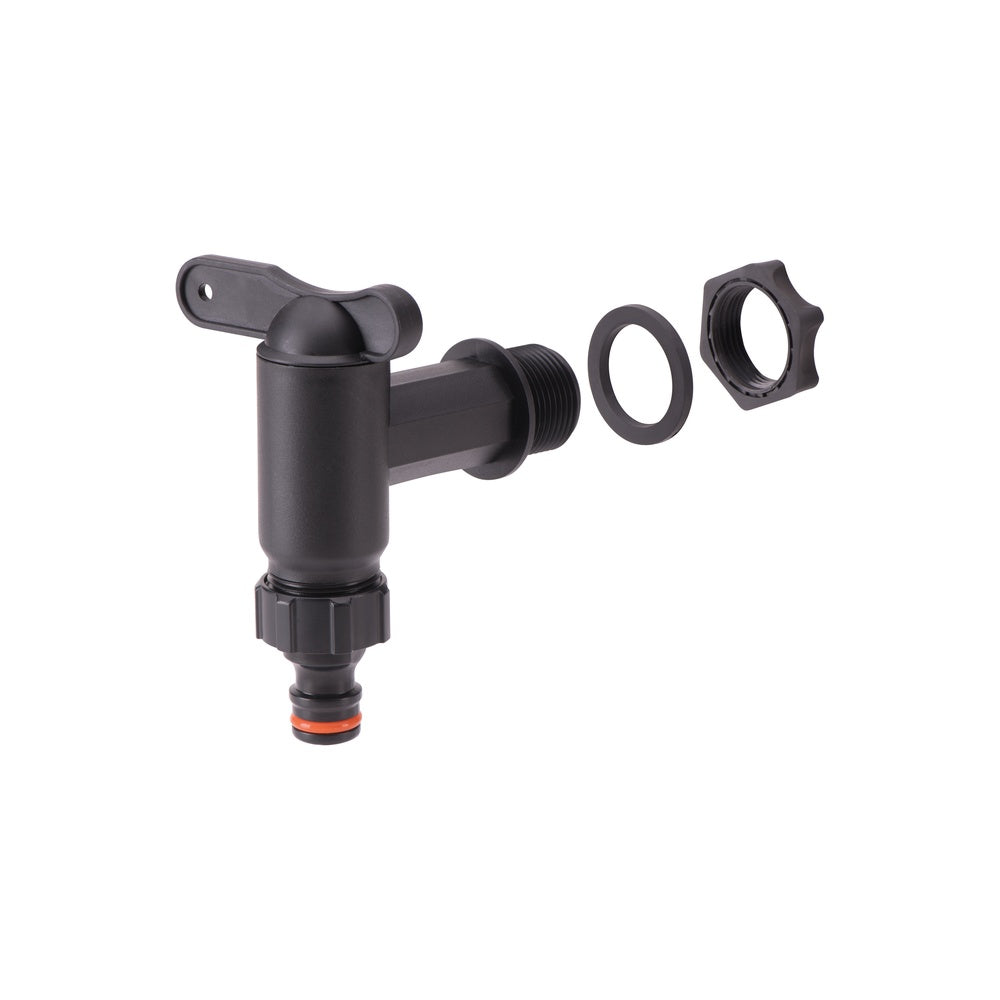 Regenton antraciet geruit 240L