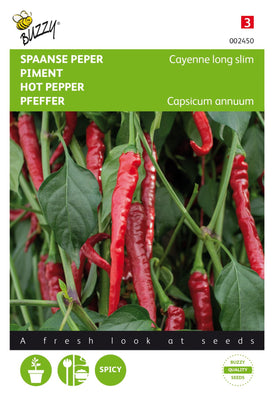Spaanse Peper Cayenne long slim