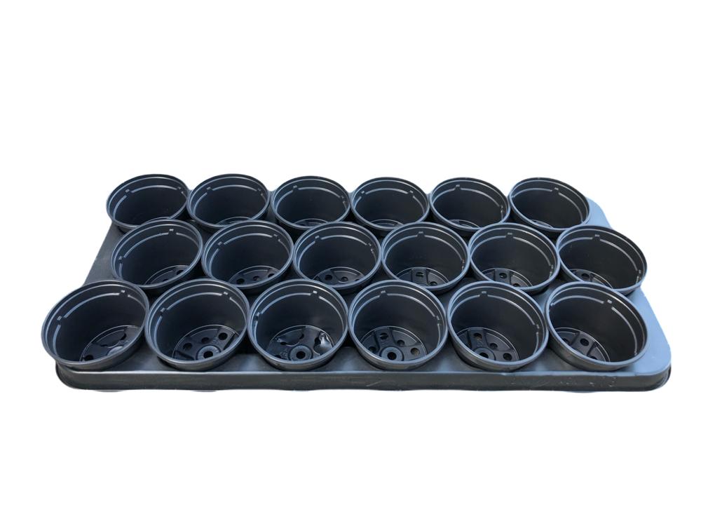 Kweektray met 18 potjes - 9 cm - Kweekbenodigdheden