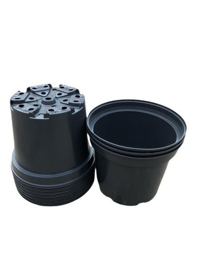 Kweekpot zwart – Ø23cm, hoogte 18cm, 5 liter - Kweekbenodigdheden