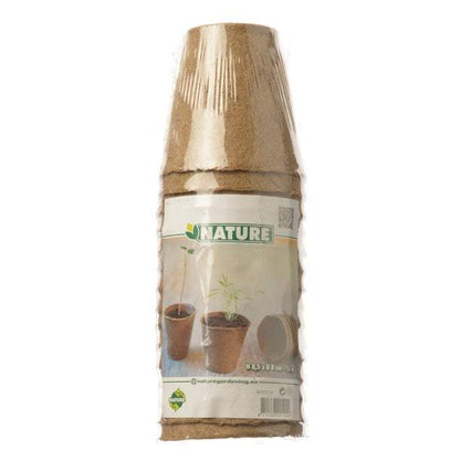 Afbreekbare potjes H8,5xØ8cm 15 stuks - Kweekbenodigdheden