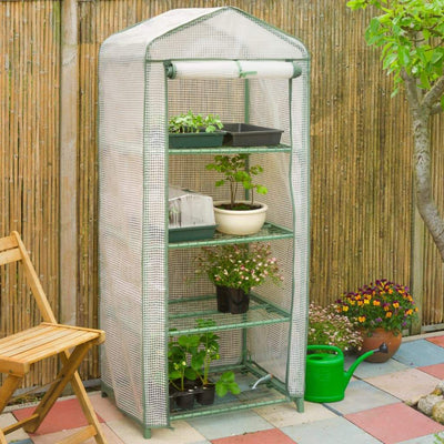 Tuinkas met 4 etages H160x69x49cm